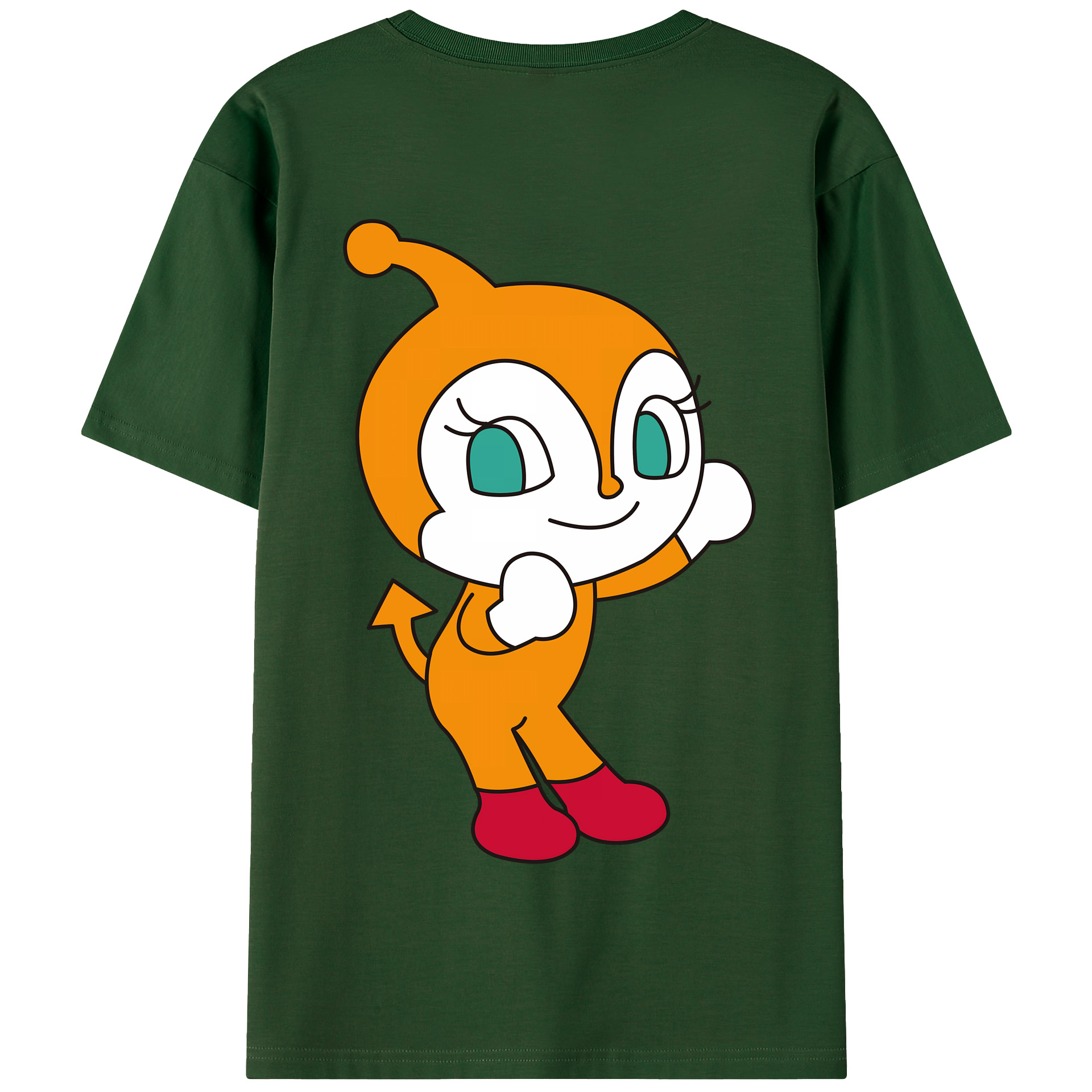 （画像用） アンパンマン Anpanman 綿100％半袖Tシャツ（背面プリント）